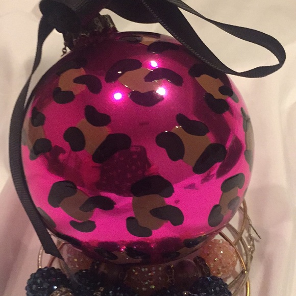 Betsey Johnson 2011 Christmas Ornaments x 5 - Frog, Bulldog  Betsey Johnson 2011 Christmas Ornament